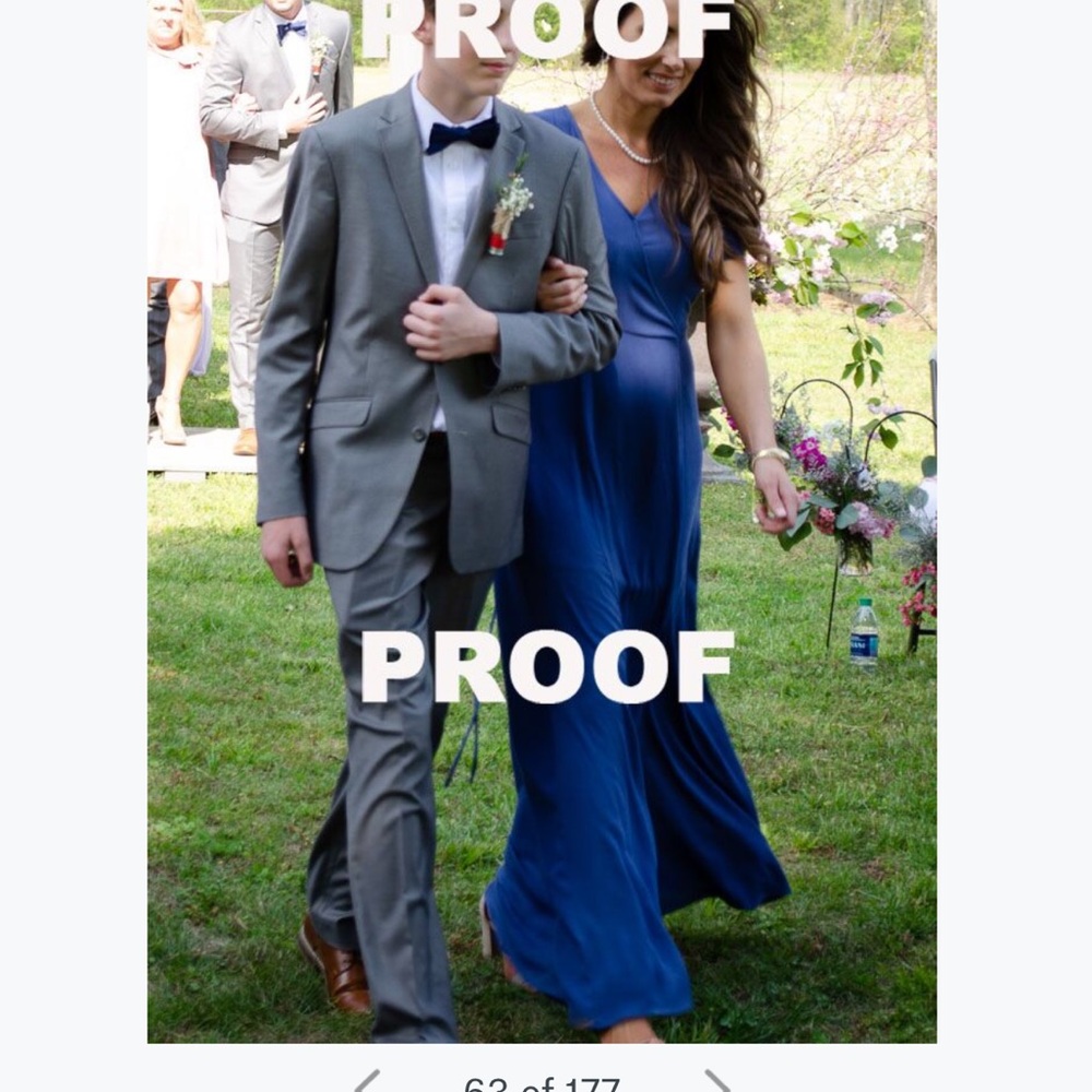 Lulu’s Heart of Marigold Denim Blue Wrap Dress.